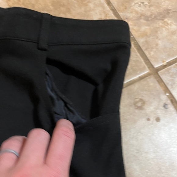 St. John Straight Leg Black Knit Pants - Picture 10 of 10